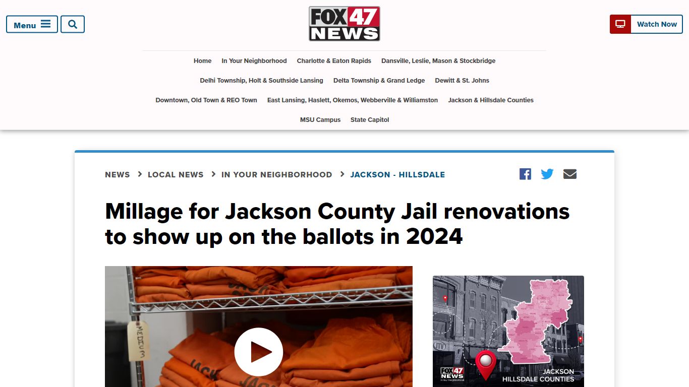 Millage for Jackson County Jail renovations to show up on the ballots ...